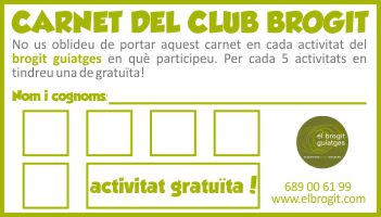 Club Brogit, activitats gratuïtes, descomptes i molt més! Club Brogit, activitats gratuïtes, descomptes i molt més!